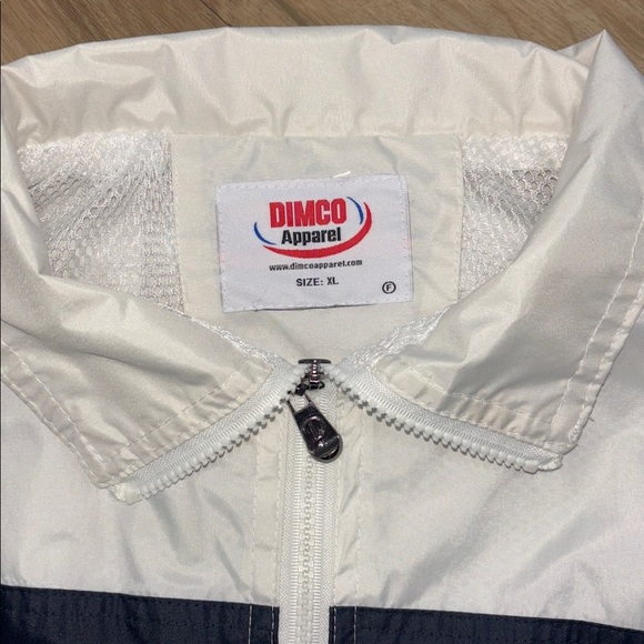 Dimco Apparel Great Lakes Unsalted Boat Windbreaker Rain Full Zip Jacket XLarge - Picture 5 of 5